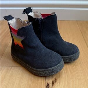 Next Kids Black Star Boots, Size 5